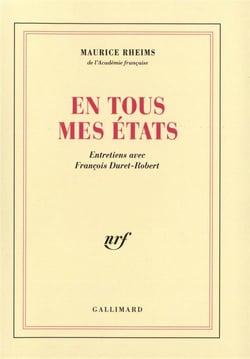 En tous mes etats - entretiens avec francois duret-robert