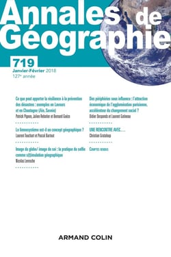 Annales de géographie - N°719 1/2018 Varia