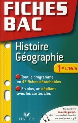 PREPABAC EXAMENS Tome 16 : fiches bac - histoire/géographie - 1ères L, ES, S