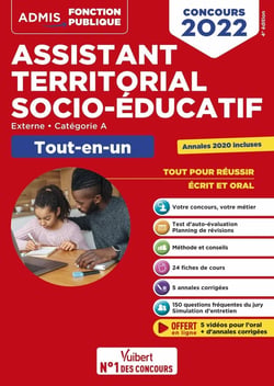 Concours assistant territorial socio-éducatif : catégorie A - tout-en-un - concours 2022 (édition 2022)