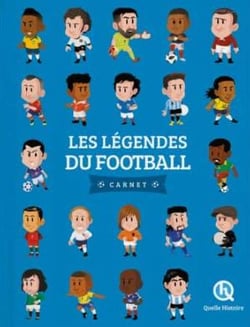 Les légendes du football : Carnet (3e édition)