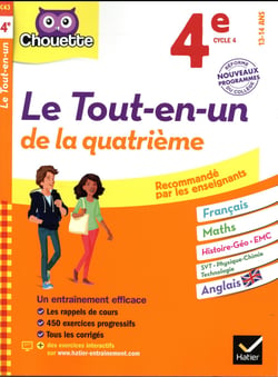 Chouette entraînement : le tout-en-un - 4e