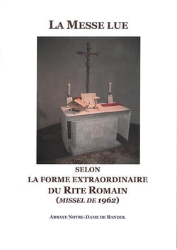 La messe lue selon la forme extraordinaire du rite romain (1962)