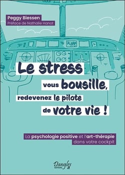 Le stress vous bousille, redevenez le pilote de votre vie ! la psychologie positive et l'art-therapie dans votre cockpit