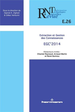 Revue des nouvelles technologies de l'information n.E.26 : extraction et gestion des connaissances