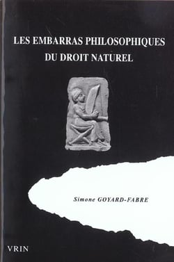 Les embarras philosophiques du droit naturel
