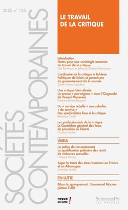 Revue sociétés contemporaines n.125
