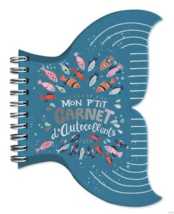 Ma papeterie créative - Mon p'tit carnet d'autocollants - océan