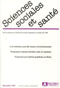Revue sciences sociales et sante n.4