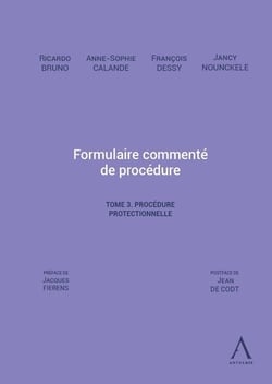 Formulaire commenté de procédure Tome 3 : la procédure protectionnelle