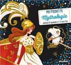 Ma pochette mythologie - cartes à colorier et à gratter