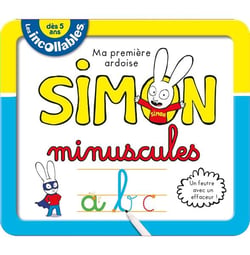 Les incollables - simon - ma première ardoise - minuscules