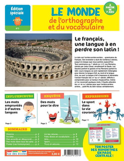 Édition spéciale : le monde de l'orthographe et du vocabulaire