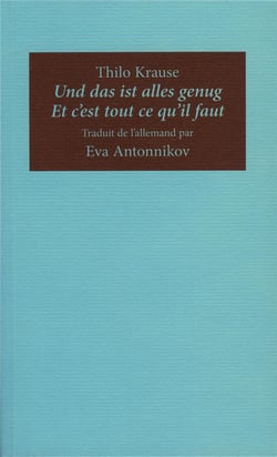 Et c'est tout ce qu'il faut - und das ist alles genug