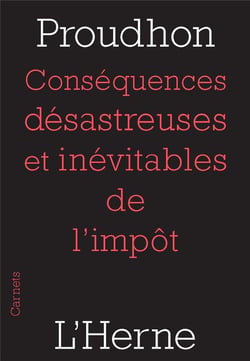 Conséquences désastreuses et inévitables de l'impot