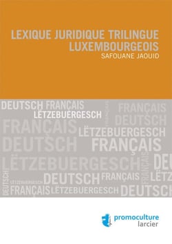 Lexique juridique trilingue luxembourgeois