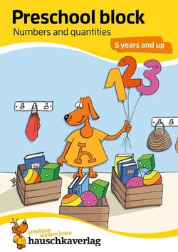 Preschool Activity Book for 5 Years - Boys and Girls - Numbers and quantities : Colourful puzzle block - fun educational development