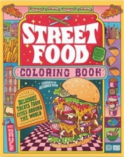Street food coloring book