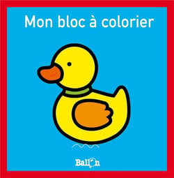 Mon bloc à colorier - canard