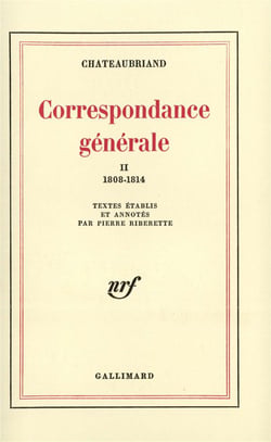 Correspondance générale Tome 2