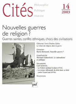 REVUE CITES n.14 : nouvelles guerres de religion?