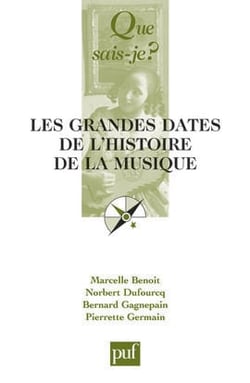 Les grandes dates de l'histoire de la musique (6e édition)