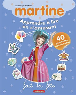 Gommettes Martine Apprendre A Lire T01 Fait La Fete
