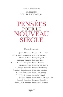 PENSEES POUR LE NOUVEAU SIECLE