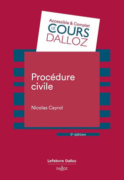 Procédure civile (5e édition)