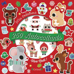 250 autocollants - Vive Noël !