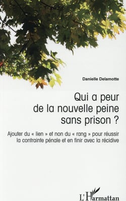 Qui a peur de la nouvelle peine sans prison ? ajouter du lien et non du rang pour reussir la contrainte pénale et en finir avec la récidive