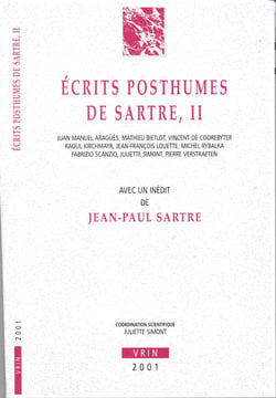 Écrits posthumes de Sartre II : Avec un inédit de Jean-Paul Sartre