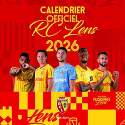 Calendrier mural RC Lens (édition 2026)