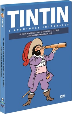 Tintin - 3 aventures - Vol. 3 : Le Secret de la Licorne + Le Trésor de Rackham le Rouge + Le Crabe aux pinces d'or