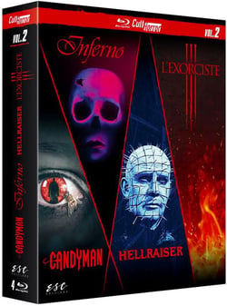 Cult'Horror n° 2 : Inferno + Candyman + L'Exorciste III + Hellraiser : Le pacte