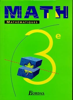 Maths 3eme eleve 1999