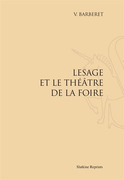 Lesage et le théâtre de la foire