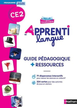 Apprentilangue : rituels de vocabulaire : guide pédagogique + ressources : CE2 (édition 2021)
