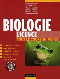Biologie - licence - tout le cours en fiches