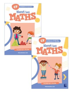 Haut les maths ! : CP - Fichier de l'élève en 2 volumes (édition 2025)