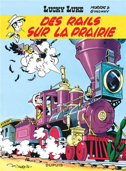 Lucky Luke Tome 9 : des rails sur la prairie