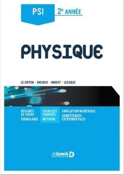 Physique - psi, 2ème année