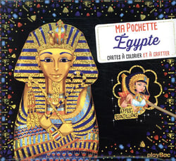 Ma pochette egypte - cartes à colorier et à gratter