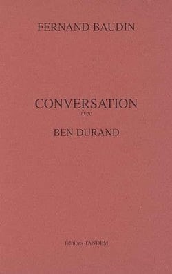 Conversation avec - ben durant