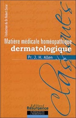 Matière médicale homéopathique dermatologique