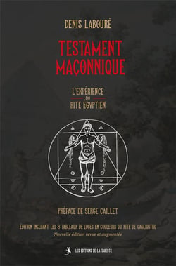 Testament maconnique - l'experience du rite egyptien