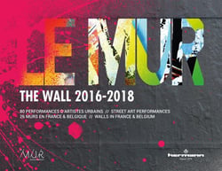 Le mur / the wall (2016-2018) - 80 performances d'artistes urbains / street art performances - 25 murs en France et Belgique