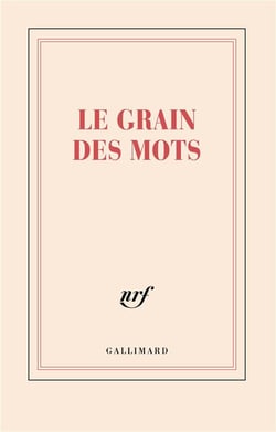 Carnet "Le grain des mots" (papeterie)