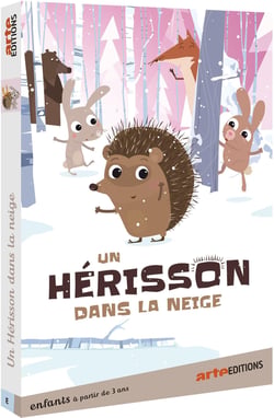 Un hérisson dans la neige