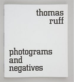Thomas ruff photograms and negatives
